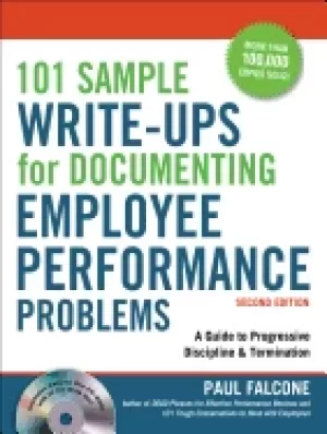 Image of 101 sample write ups for documenting employee performance problems a guide