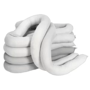 image of Spill Absorbent Sock 80MM X 1.2M Pack of 10