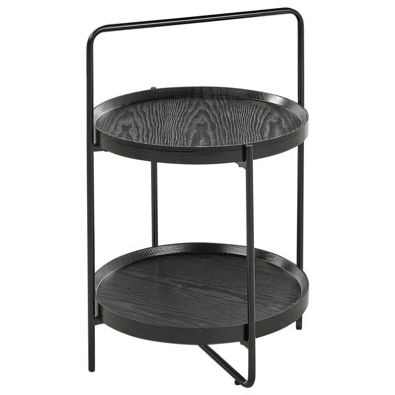 Image of Beliani Side Table Evart Black