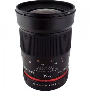 Image of Samyang 35mm f1.4 AE Lens For Nikon Mount