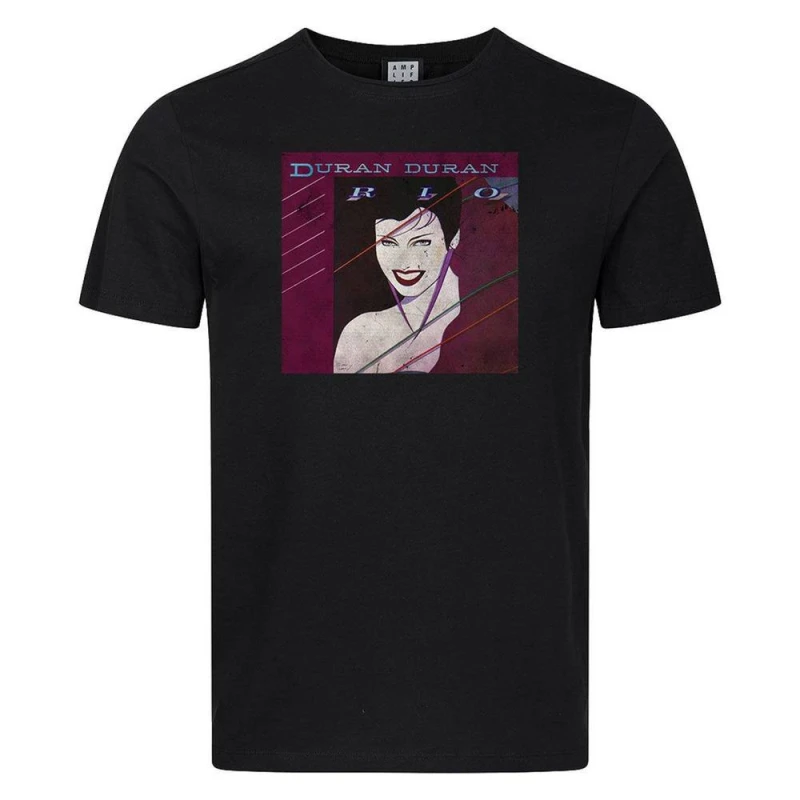 Image of Amplified Mens Rio Duran Duran T-Shirt in Black Size: Large Black Male L