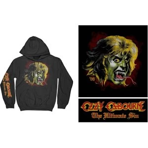 Image of Ozzy Osbourne - Ozzy Demon Unisex Large Hoodie - Black
