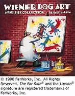 Image of wiener dog art a far side collection