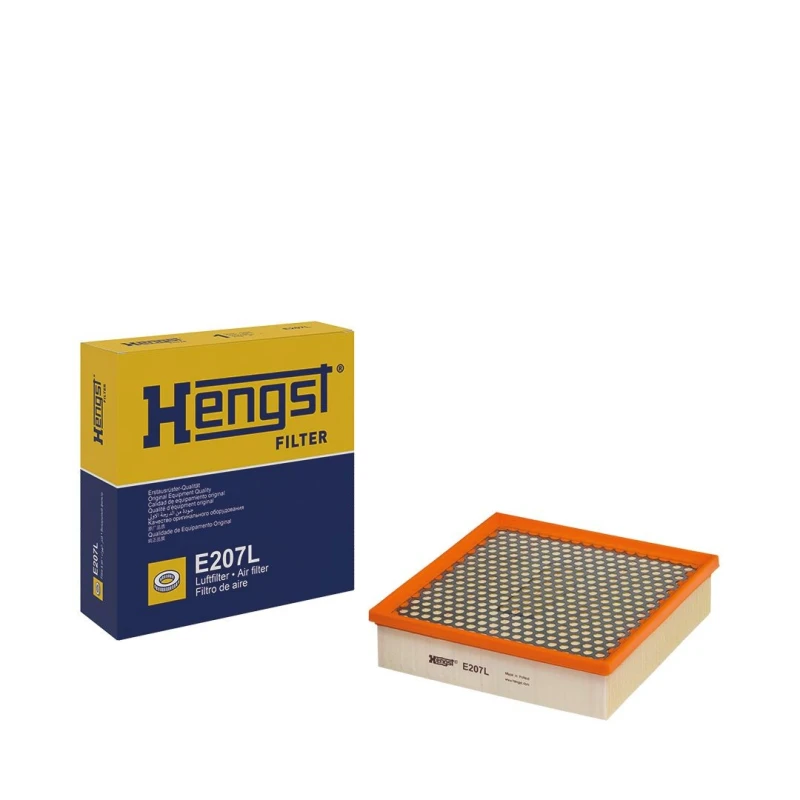 Image of HENGST FILTER E207L Air filter Filter Insert Air Filter (8)