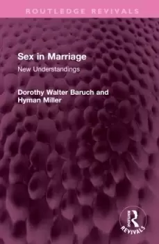 Image of Sex in Marriage by Dorothy Walter Baruch