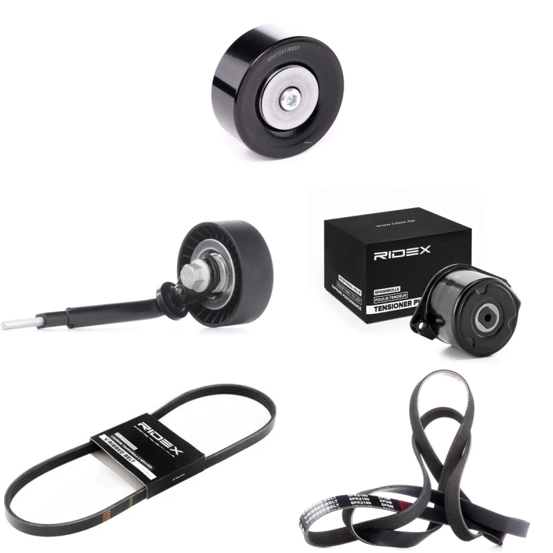 Image of RIDEX 542R1111 V-ribbed belt set V-Ribbed Belt Set (542)