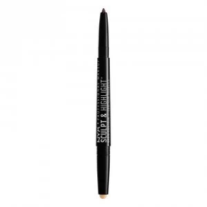 Image of NYX Professional Makeup Sculpt & Highlight Brow Contour Espresso/Light beige