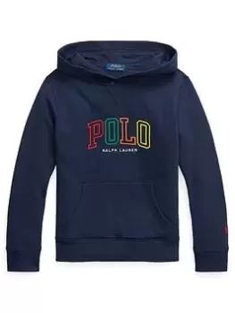 Image of Ralph Lauren Boys Polo Hoodie - Cruise Navy, Size 12-14 Years=L