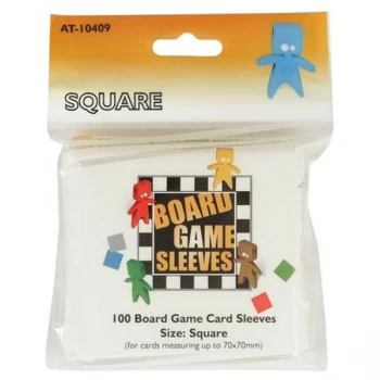 Image of Board Game Sleeves - Square (fits cards of 69x69mm) - 100 Sleeves