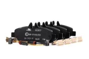 Image of ATE Brake pad set 13.0460-3837.2 Brake pads,Brake pad set, disc brake MERCEDES-BENZ,SPRINTER 3,5-t Kasten (906),SPRINTER 3,5-t Bus (906)