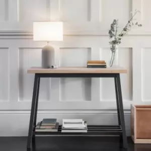 Image of Garden Trading Clockhouse Console Table, Carbon