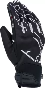 image of Bering Walshe Motorcycle Gloves, black-white, Size S, black-white, Size S