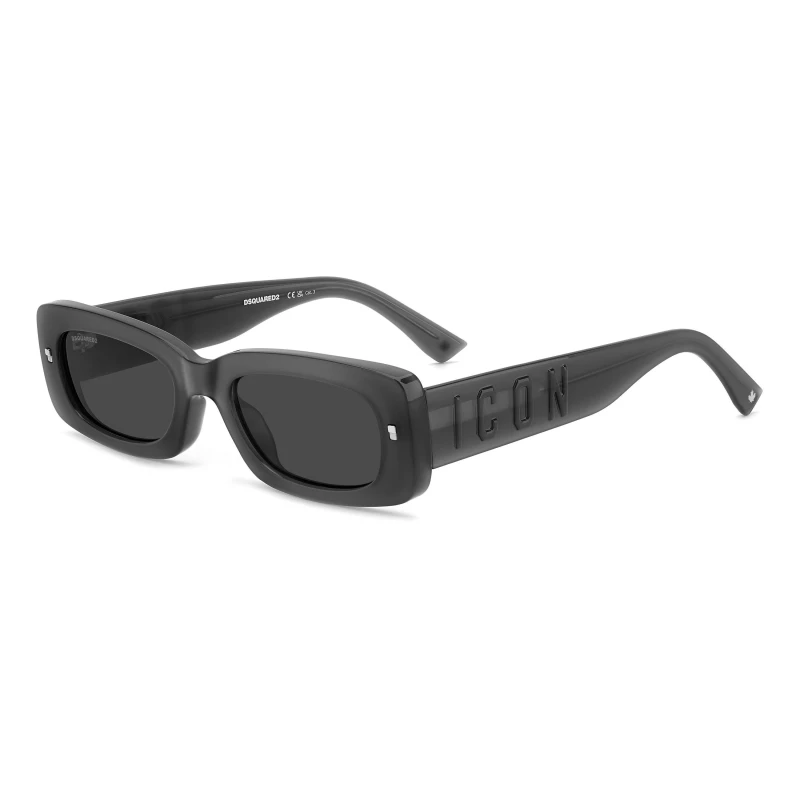 Image of DSquared2 Dsquare Rectangular 99 Grey unisex 52 cm