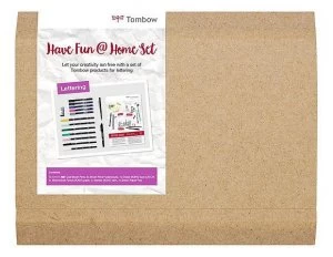 image of Tombow Have Fun At Home Lettering Set