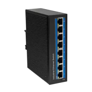 Image of LogiLink Industrial Fast Ethernet PoE Switch, 8-Port 10/100 Mbps