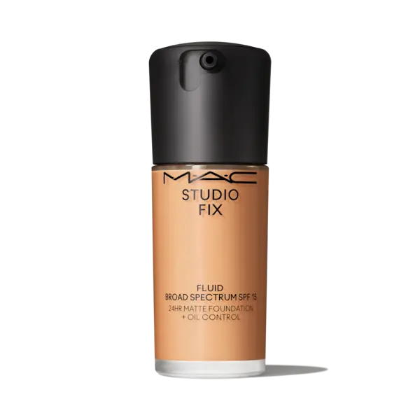 Image of MAC Studio Fix Fluid SPF 15 Foundation - NC40 - Soft-Matte Finish - 24hr Medium-To-Full Coverage - 30ml - MAC Cosmetics