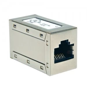 Image of Tripp Lite Cat5e Straight Through Modular Shielded In-Line Coupler (RJ45 F/F)