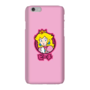 image of Nintendo Super Mario Peach Kanji Phone Case - iPhone 6 - Snap Case - Gloss