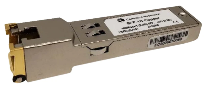 Image of Cambium Networks SFP-1G-COPPER network transceiver module 1000 Mbit/s