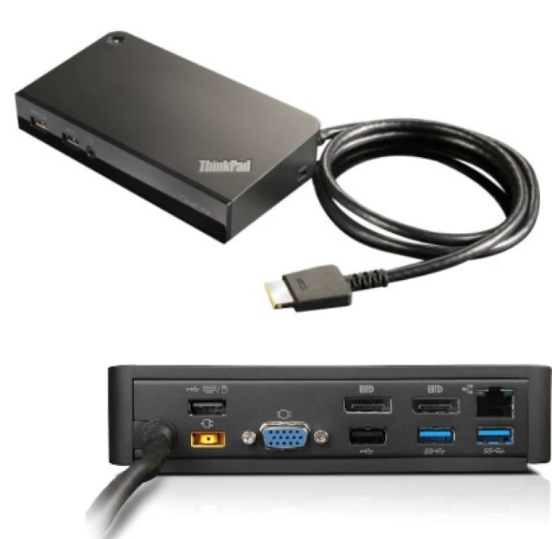Image of Lenovo 03X6300 laptop dock/port replicator Wired OneLink+ Black