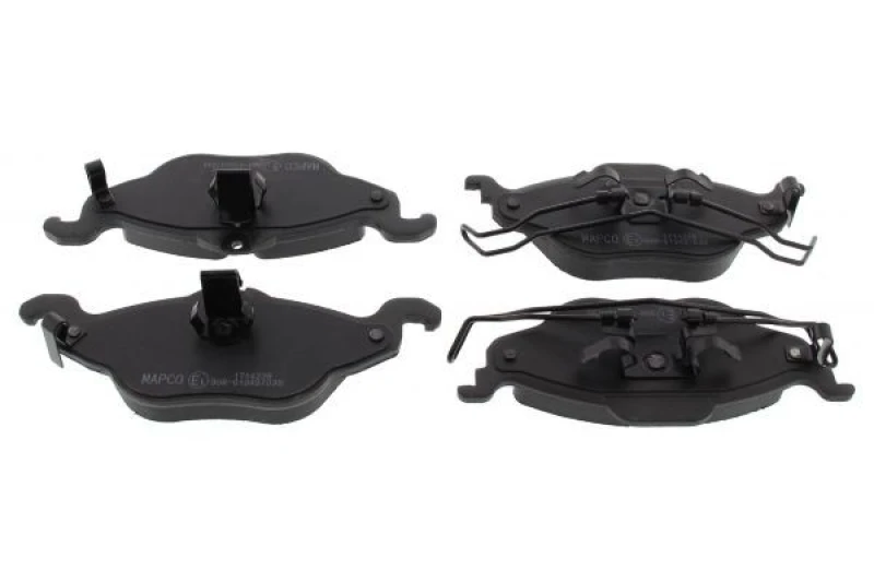 Image of MAPCO 6477 Brake pad set Front Axle, with acoustic wear warning, with anti-squeak plate Brake Pad Set,disc brake (402)