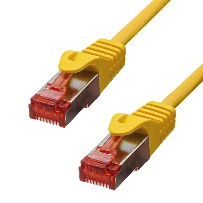 Image of ProXtend CAT6 F/UTP CU LSZH Ethernet Cable Yellow 30cm