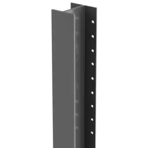 image of DuraPost Steel Fence Post Anthracite Grey - 55mm x 54mm x 1.8m