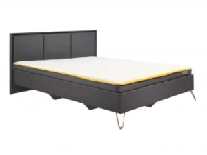 Image of Birlea Arlo 4ft Small Double Charcoal Wooden Bed Frame