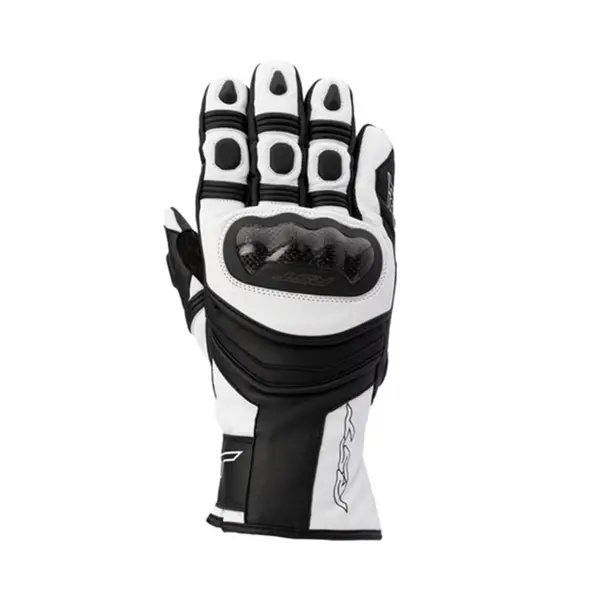 Image of RST Sport Mid Waterproof Gloves White Black Size 8