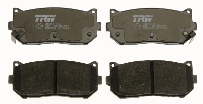 Image of TRW GDB3203 Brake pad set with acoustic wear warning Brake Pad Set,disc brake (402)