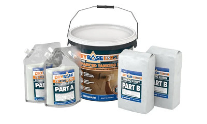 Image of Drybase Ts-Plus Tanking Slurry Kit (12 Kg) Polymer Enhanced Waterproofing Cement For Damp Walls, Basements, Water Features