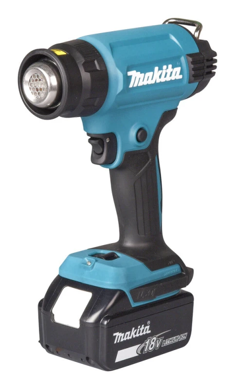 Image of Makita Makita Heat Gun - Hot air gun 200 l/min 550 °C - Black/Teal (DHG181ZJ) DHG181ZJ