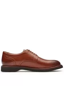 Image of Rockport Dsh Plain Toe Formal Shoe, Brown, Size 10, Men