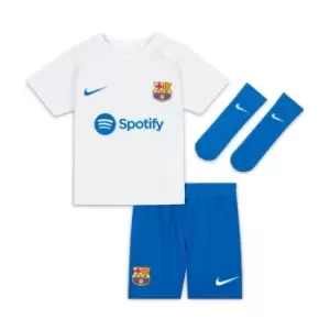 image of Nike Barcelona Away Babykit 2023 2024 - White