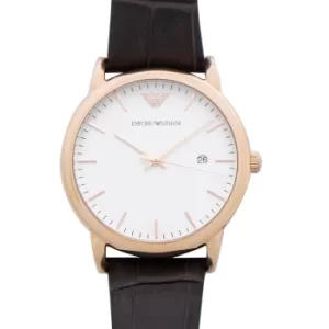 Image of Luigi White Dial Mens Watch