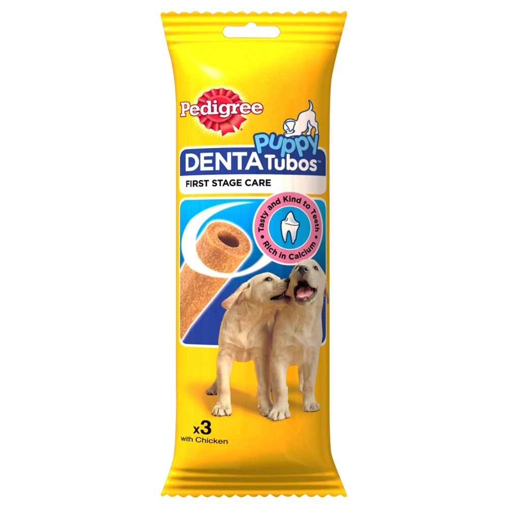 image of Pedigree Denta Tubo Puppy Dog Dental Treats 24g