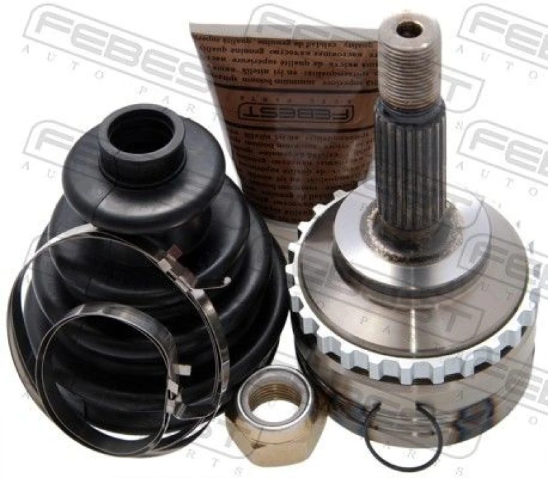 Image of FEBEST 2410-LOGA26 CV Joint Front Axle, with ABS sensor ring Joint Kit,drive shaft (5)