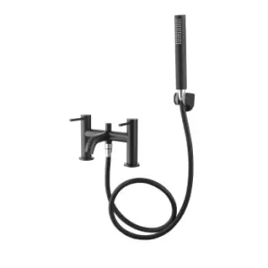 Image of Black Bath Shower Mixer Tap - Arissa