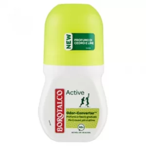 image of Borotalco Active Citrus and Lime Roll On Deodorant 50ml