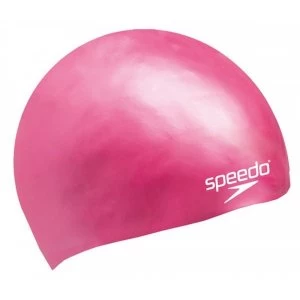 image of Speedo Moulded Silicone Caps Junior Pink