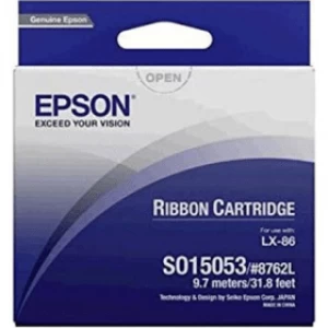Image of Epson C13S015053 8762L Original Black Fabric Ribbon