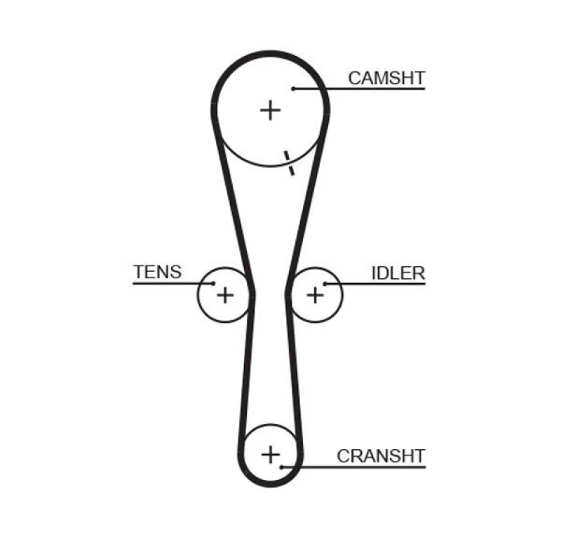 Image of GATES Timing Belt GATES 5465XS