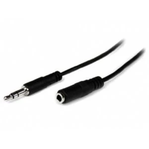 Image of StarTech 2m Slim 3.5mm Stereo Extension Audio Cable MF