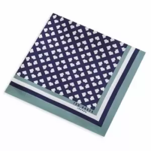 Image of Ted Baker Raktro Pocket Square Mens - Blue