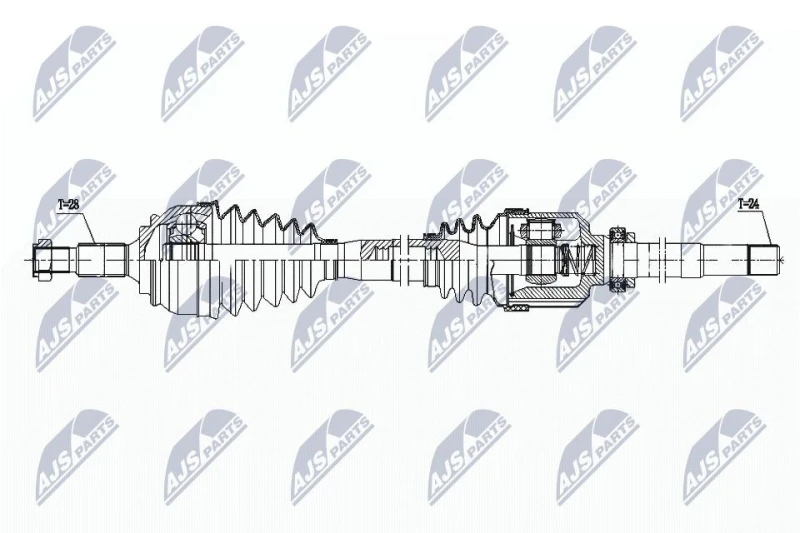 Image of NTY Drive shaft NTY NPW-PE-097