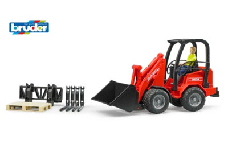 Image of Bruder Bruder 1:16 Schffer Compact loader 2630 with figu Multi unisex 01:16