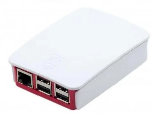 Image of Raspberry Pi Official Protective Case for Raspberry Pi 3 - Red/White