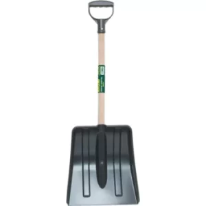 image of 310X345X850MM Snow Shovel Wooden Handle