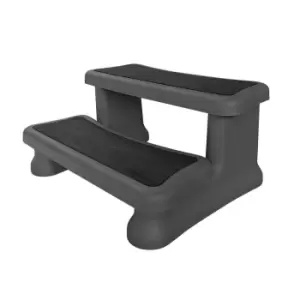 image of Canadian Spa Classic Plastic Steps - Black