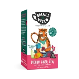 Image of Small & Wild Merry Tiger Tea with Pear, Mango & Raspberry - 15 Bags
